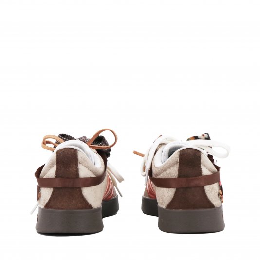 [ CUSTOM ] VL Court 2.0 Dachshund In Paris Dark Chocolate/Orange/Better Scarlet